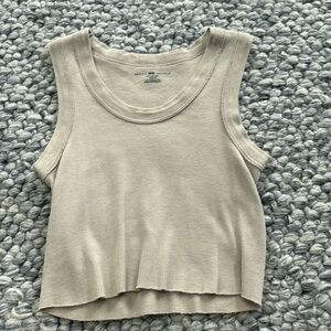 Brandy taupe, thick, crap tank top worn a few times
